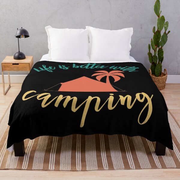 Item preview, Life is better with camping. Camper's design. Colorful designed and sold by bumperapparels.