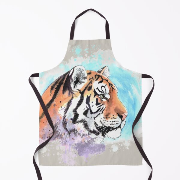 Item preview, Serene tiger - grey designed and sold by Petrún Sigurðardóttir.