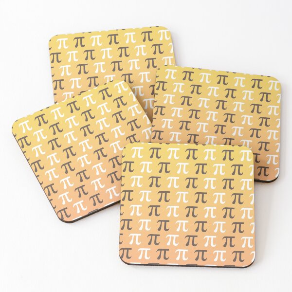 Item preview, Math Pi Symbol Pattern Gold and Orange designed and sold by oddmatter.