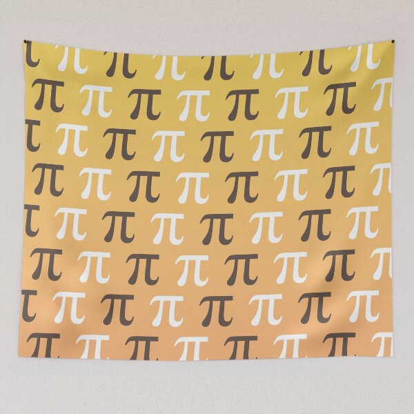 Item preview, Math Pi Symbol Pattern Gold and Orange designed and sold by oddmatter.