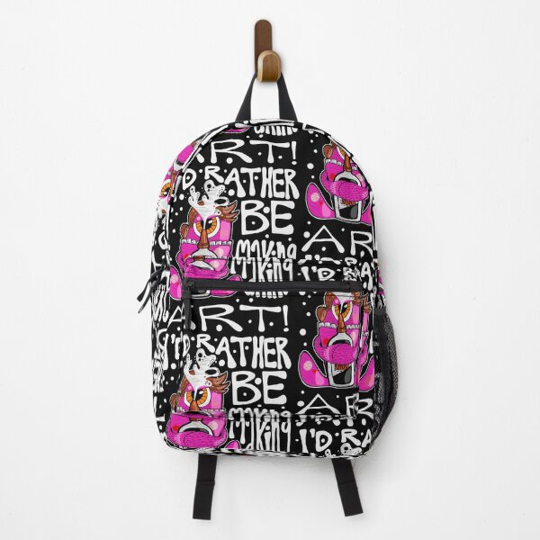 Item preview, I'd Rather Be Making Art Monster with Squirting Glue designed and sold by thecraftace.