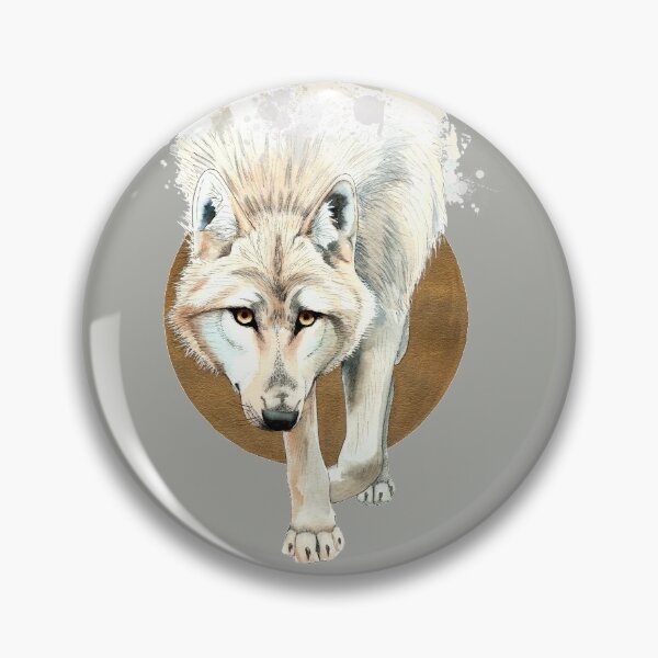 Item preview, Wolf walk in green of grey designed and sold by Petrún Sigurðardóttir.