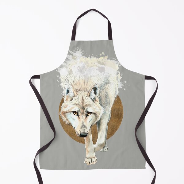 Item preview, Wolf walk in green of grey designed and sold by Petrún Sigurðardóttir.