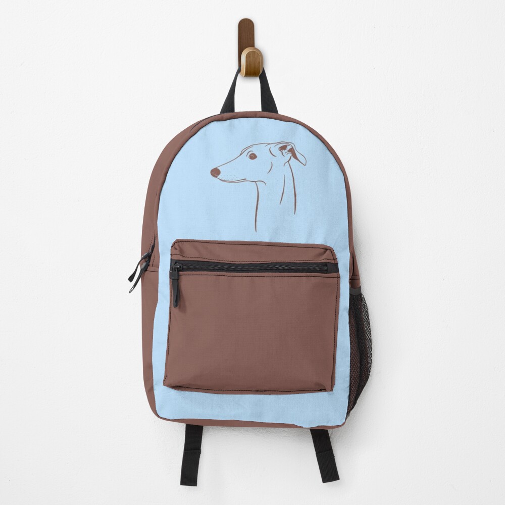 Italian Greyhound (Blue and Brown) Backpack