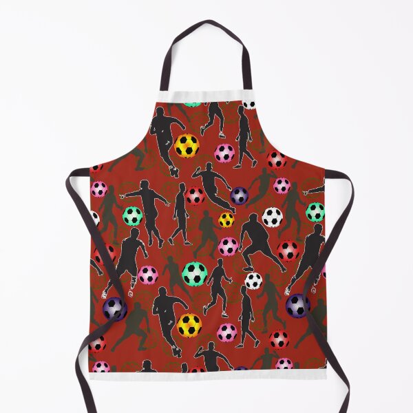Item preview, Football Players Pattern with red background designed and sold by SueSakpal.