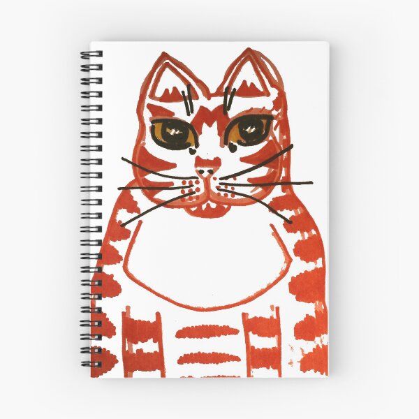 Item preview, Ruby the Marmalade cat designed and sold by CoffeyCatsArt.