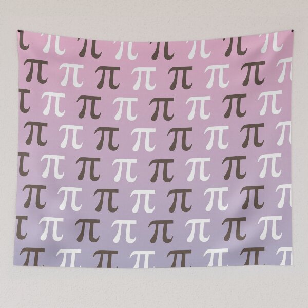 Item preview, Math Pi Symbol Pattern Pink and Purple designed and sold by oddmatter.