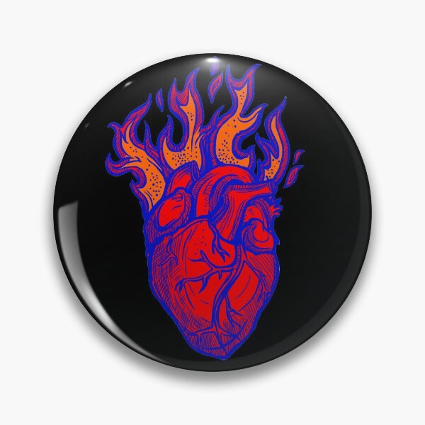 Item preview, Flaming heart designed and sold by Henri Banks.