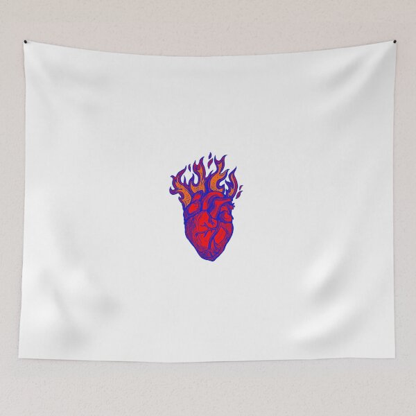 Item preview, Flaming heart designed and sold by Henri Banks.