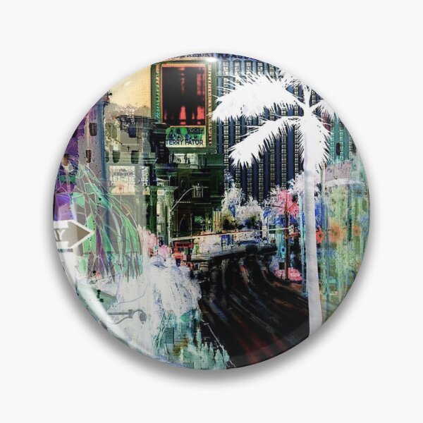 Item preview, Las Vegas Urban Pop Art Strip Funky Mirage Caesars Palace Palmtree Modern Art designed and sold by ExquisiteShots.