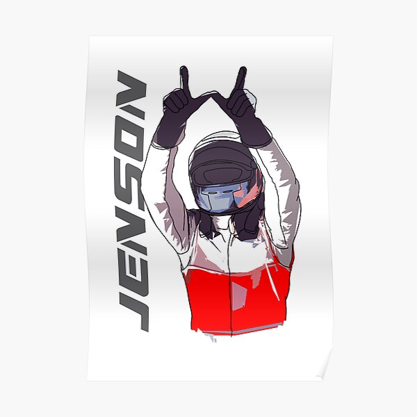 “Jenson Button” Poster by RetroLink | Redbubble