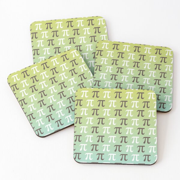 Item preview, Math Pi Symbol Pattern Green and Teal designed and sold by oddmatter.