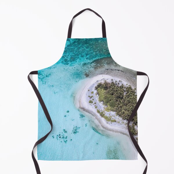 Item preview, Desert island on crystal clear turquoise blue water designed and sold by samararibas.