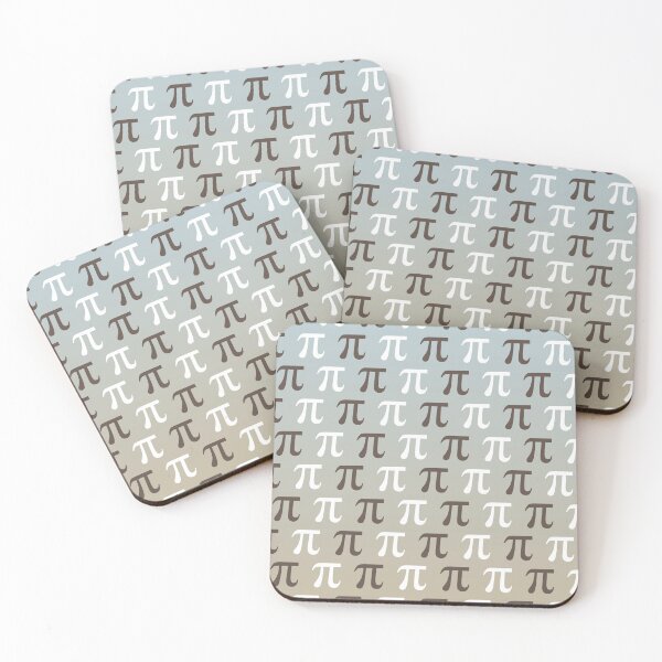 Item preview, Math Pi Symbol Pattern Gray and Brown designed and sold by oddmatter.