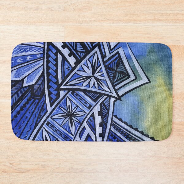 Item preview, Blue tribal sky designed and sold by ARTSHACKPRINTS.