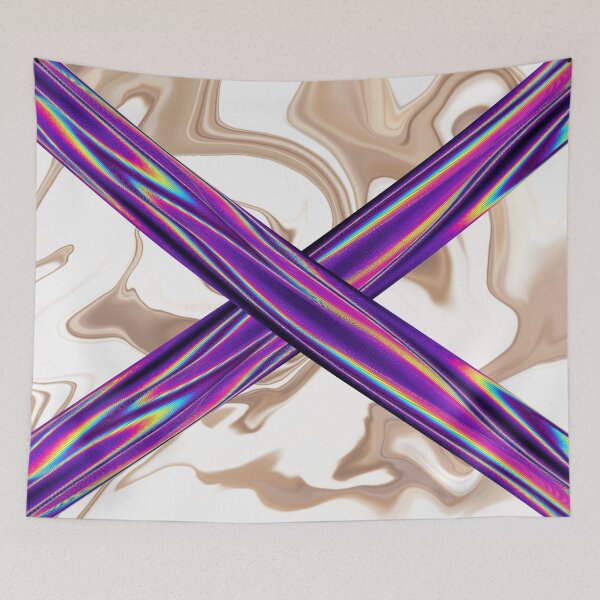 Item preview, Symbol with tie-dye hydro dip coffee color  designed and sold by Nishad4.