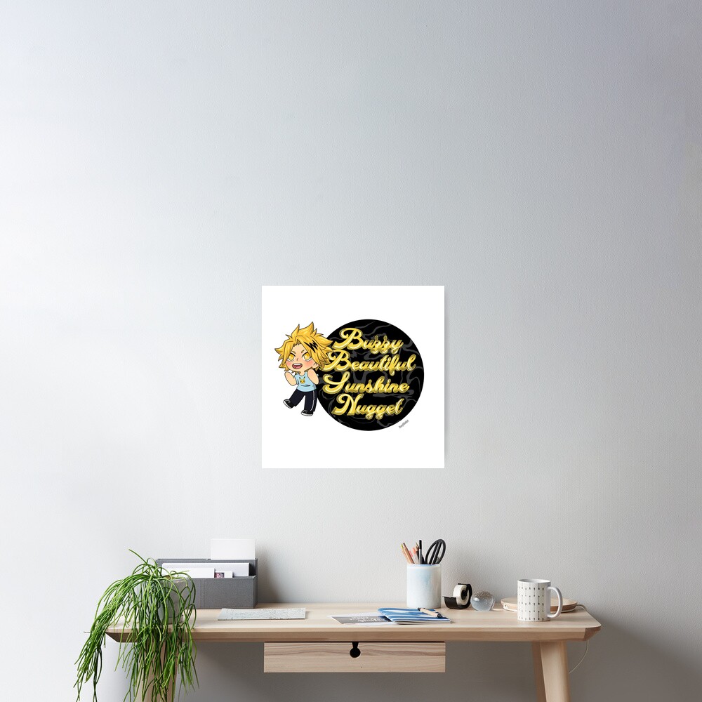 "Denki Buzzy Beautiful Sunshine Nugget" Poster by RosyRiotArt Redbubble