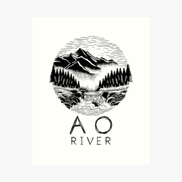 Portlandia - A O River Art Print
