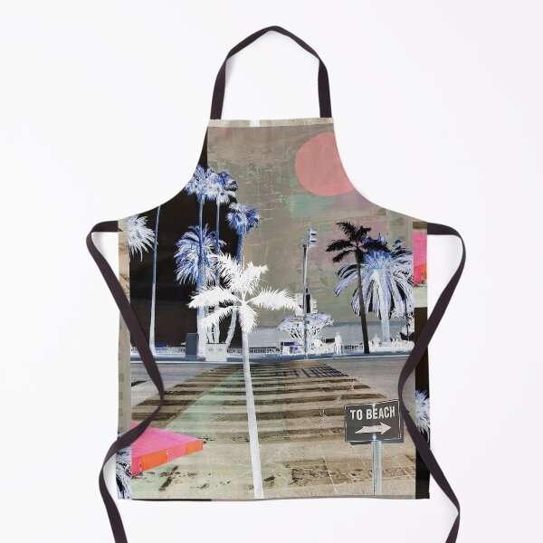 Item preview, Venice Beach Urban Pop Art California Retro Funky Vintage Palmtree Los Angeles City Modern Art Collage designed and sold by ExquisiteShots.