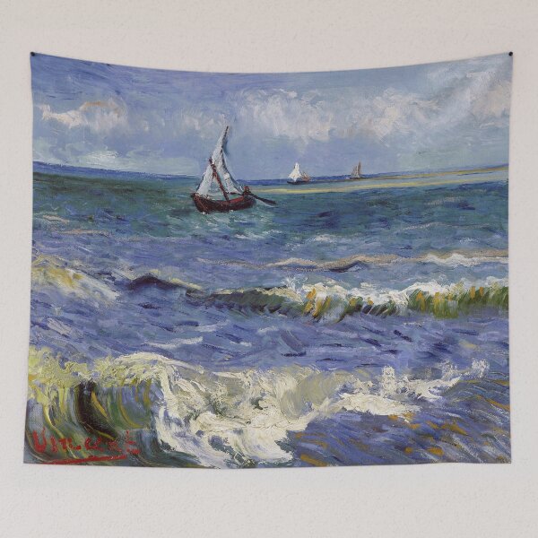 Item preview, Sea at St.Maries / Ptg. - Vincent van Gogh designed and sold by TemporaryArt.