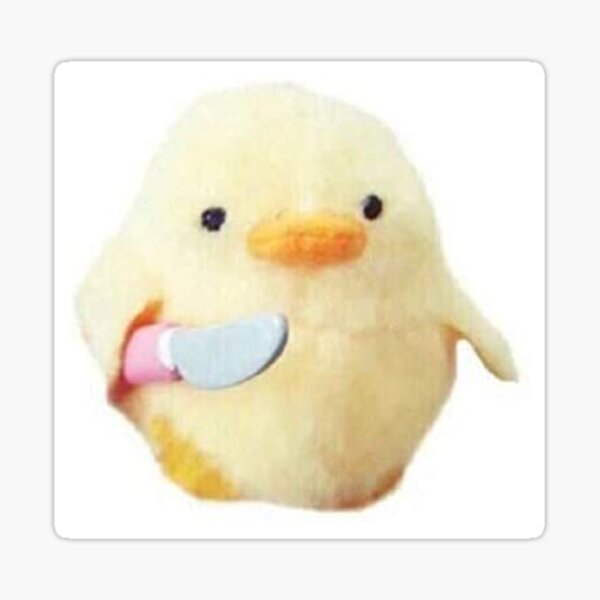 angry duck plush