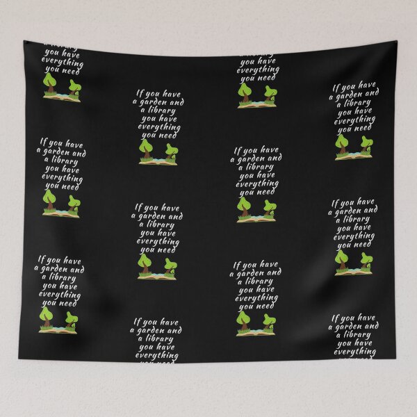 Item preview, If you have a garden and a library you have everything you need. designed and sold by Aminovak.