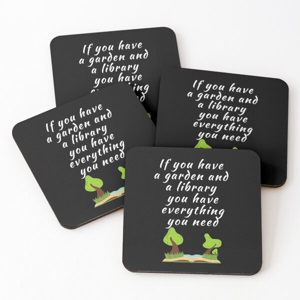 Item preview, If you have a garden and a library you have everything you need. designed and sold by Aminovak.