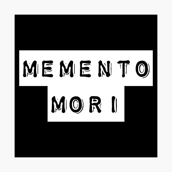 Artikel-Vorschau von Memento Mori, designt und verkauft von EvolutionWisdom.