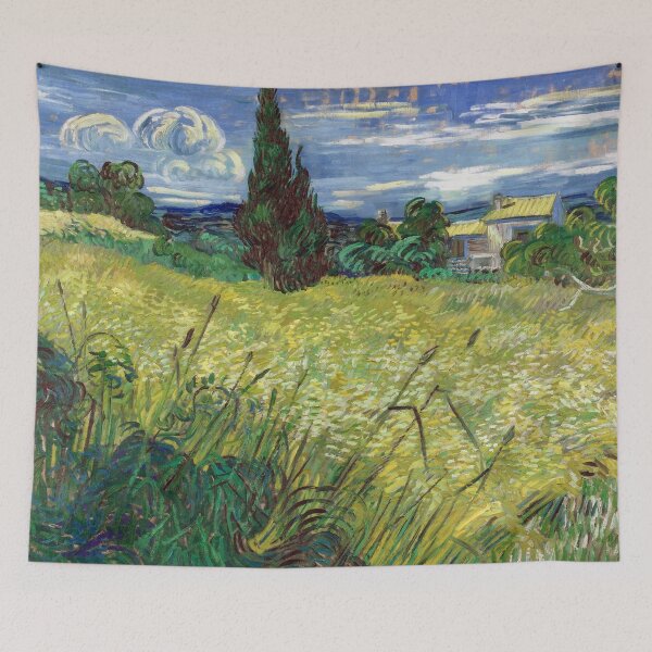 Item preview, Green wheat field with cypress - Vincent van Gogh designed and sold by TemporaryArt.