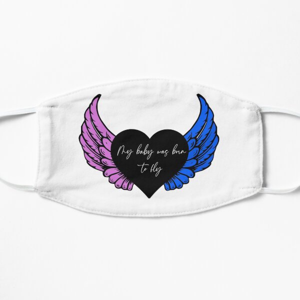 My baby was born to fly (black) Mask