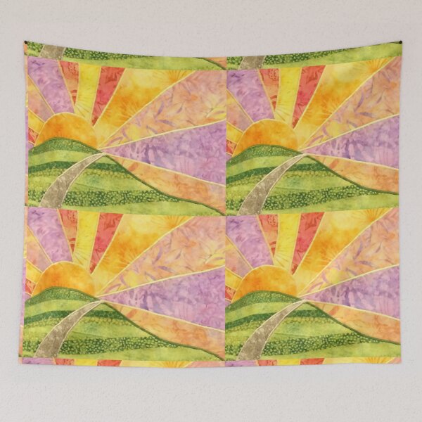 Item preview, Sunrise with road designed and sold by NeedlingGod.