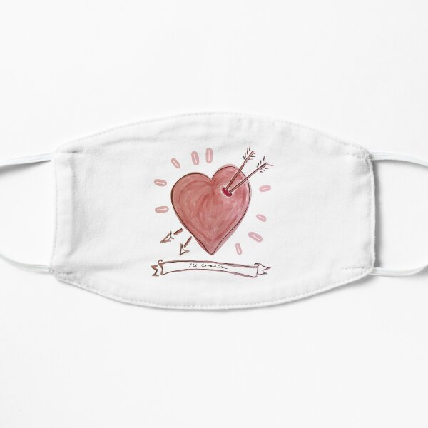 flo heart Flat Mask