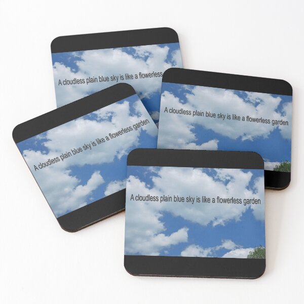 Item preview, A cloudless plain blue sky is like a flowerless garden designed and sold by PicsByTony.