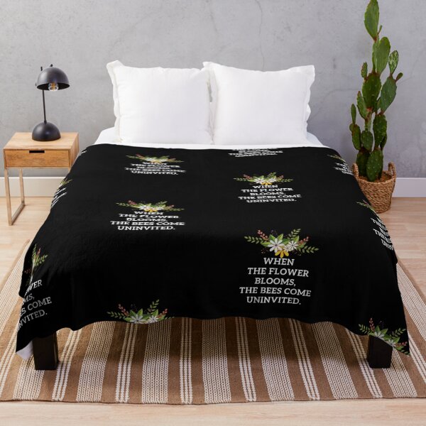 Item preview, When the flower blooms, the bees come uninvited. designed and sold by Aminovak.