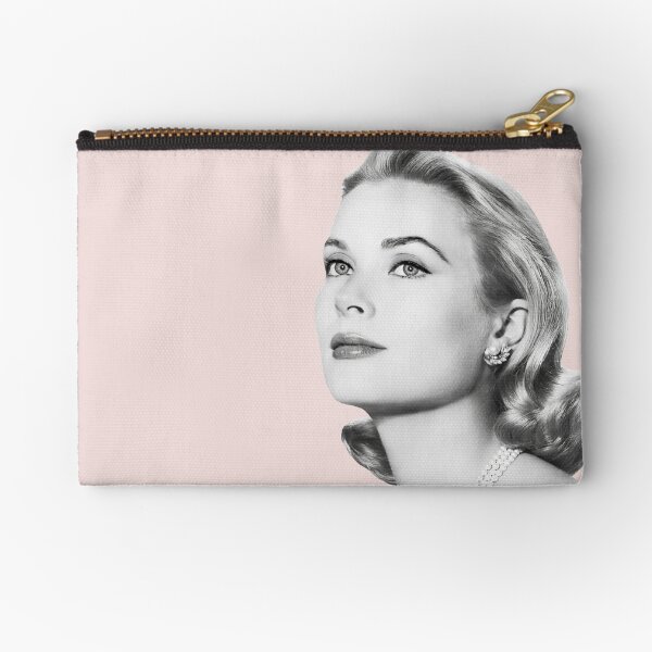 Grace Kelly Tribute In Pink Zipper Pouch