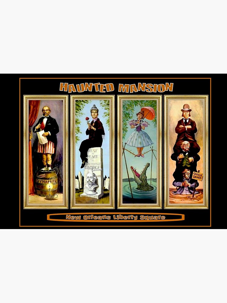 HAUNTED MANSION : Vintage New Orleans Liberty Square Prints. by posterbobs