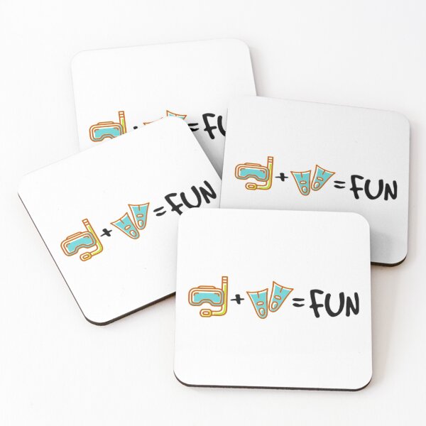 Item preview, Snorkel Mask + Fins = Fun designed and sold by EqualsFun.