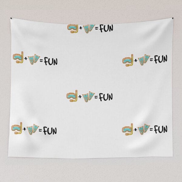 Item preview, Snorkel Mask + Fins = Fun designed and sold by EqualsFun.