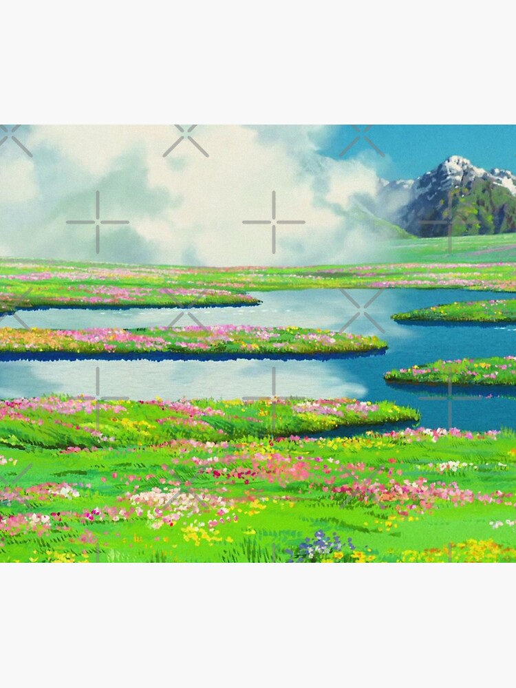 Thumbnail 5 of 5, Shower Curtain, Anime landscape designed and sold by layar5.