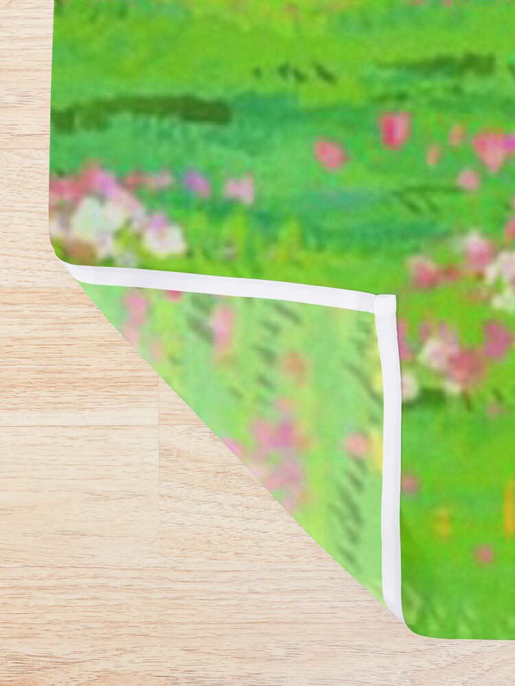 Thumbnail 2 of 5, Shower Curtain, Anime landscape designed and sold by layar5.