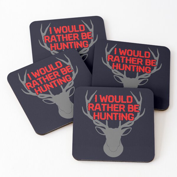 Item preview, I Would Rather Be Hunting Funny Deer Antlers Outdoor Wildlife designed and sold by mmos.