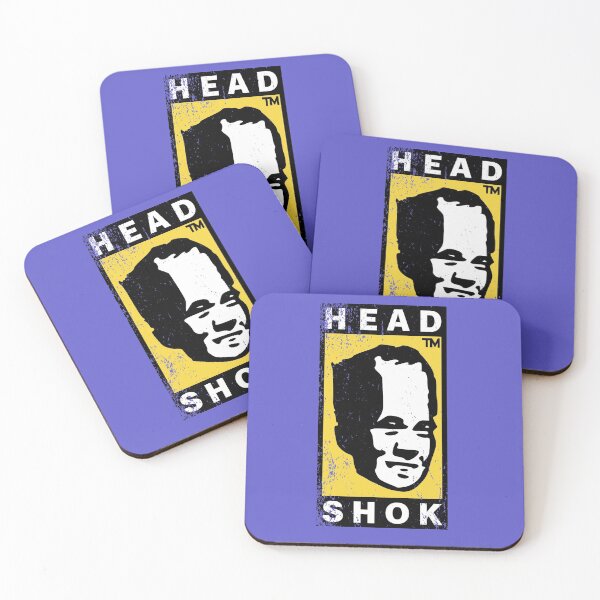Head shok Coasters (Set of 4)