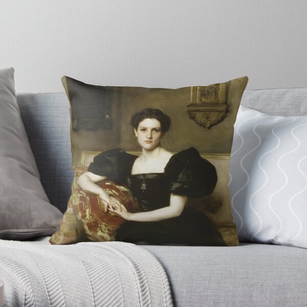 John Singer Sargent - Elizabeth Winthrop Chanler Throw Pillow