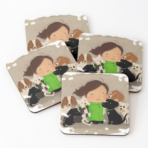 Item preview, Professional dog walker with dogs.   designed and sold by bdws.