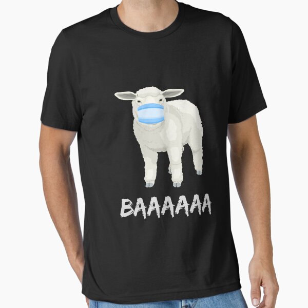 Item preview, Sheep or sheeple anti mask shirt or mask designed and sold by 1970Russell.
