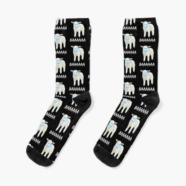 Sheep or sheeple anti mask shirt or mask Socks