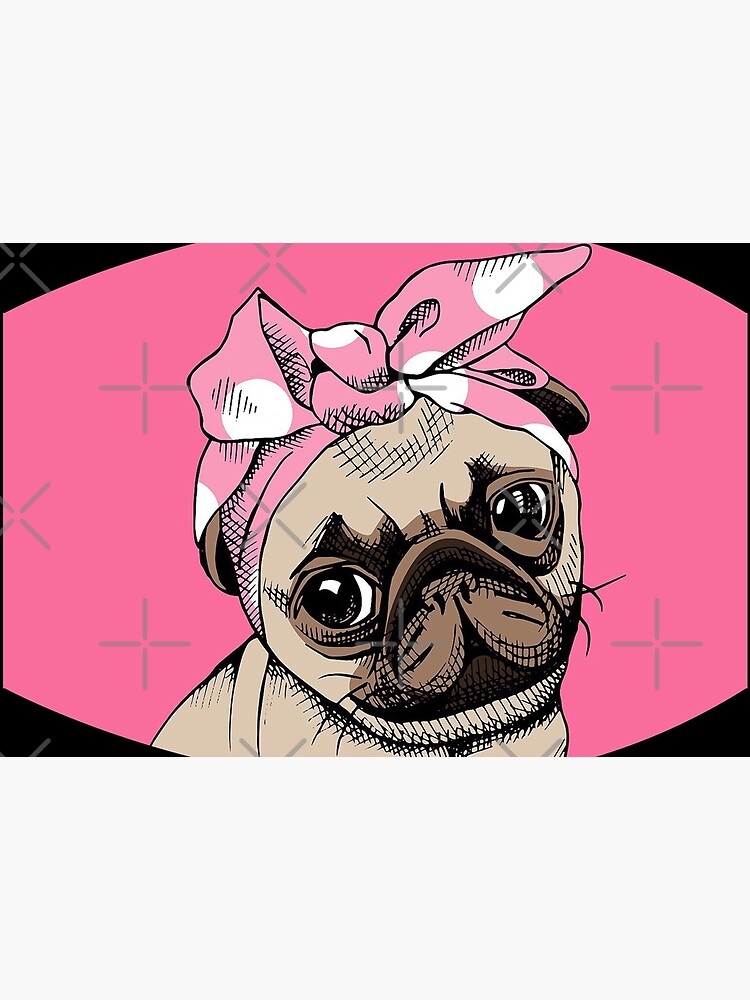 Pug face design by Mbranco