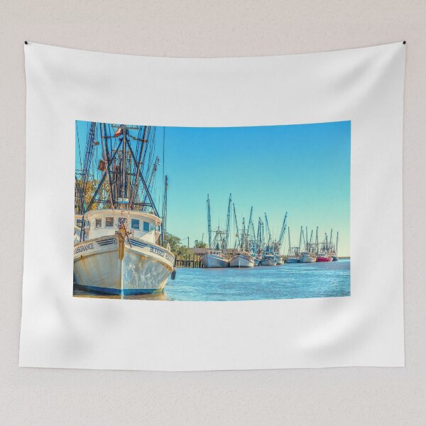 Item preview, Darien Shrimp Boats designed and sold by GestaltImagery.