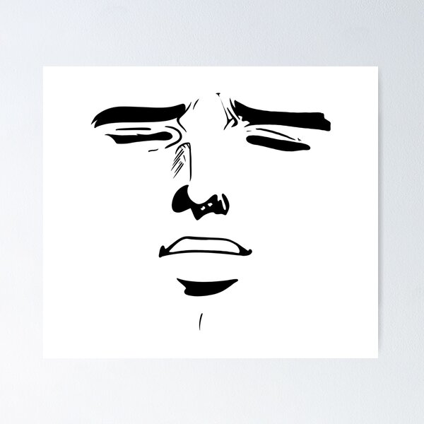 Kuso Miso Technique meme Face Poster for Sale by Yasimuf