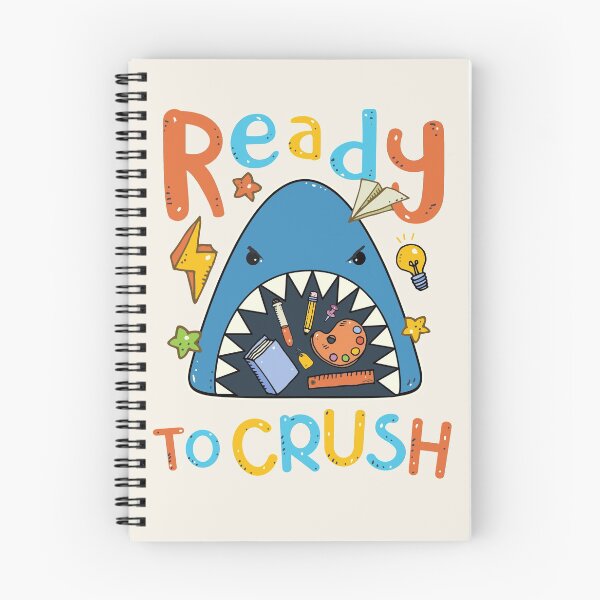 Item preview, School Shark Ready to Crush designed and sold by GrimButterfly.